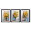 FLORAL Series CDLXIX - Impression encadrée sur mesure de qualité supérieure - 3 pièces-49765252-49765255
