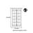 Floor standing bookcase