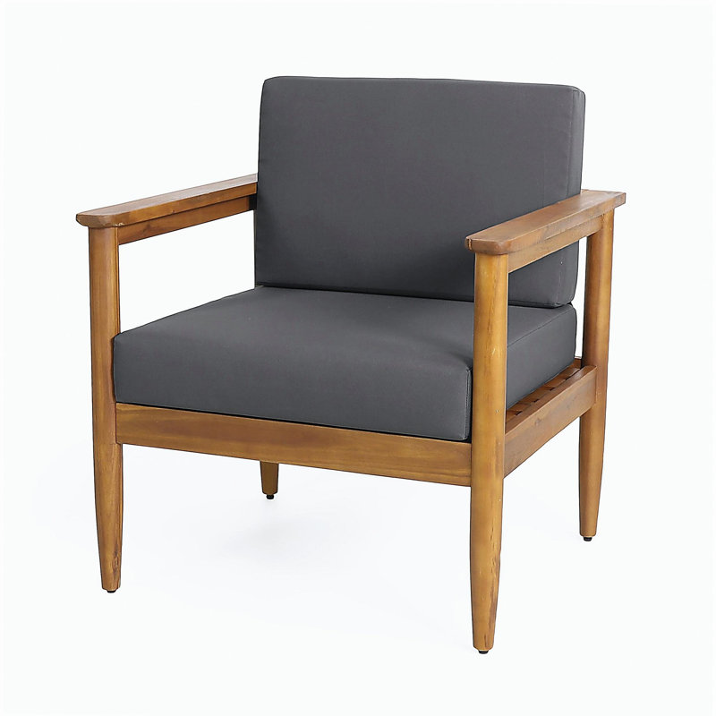 Fauteuil club en bois