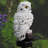 Christmas Decorations Solar Owl Light Integrated LED Resin Pathway Light Outdoor Waterproof-112575688