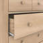 Commode Dolly à 7 tiroirs avec détails festonnés, blonde-1755963253