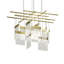 V Panels 11 - Light LED Chandelier-1041398128