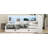 Full Size Wood Daybed With Storage Shelves, USB, LED, And Trundle-1435191626