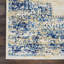 Tapis oriental bleu / ivoire Burnie-453776544