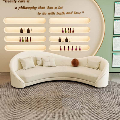 Minimalist Modern Curved Sofa 7874 Curved Sofa