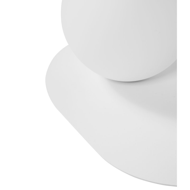 Burnie Flush Mounted Sconce, White