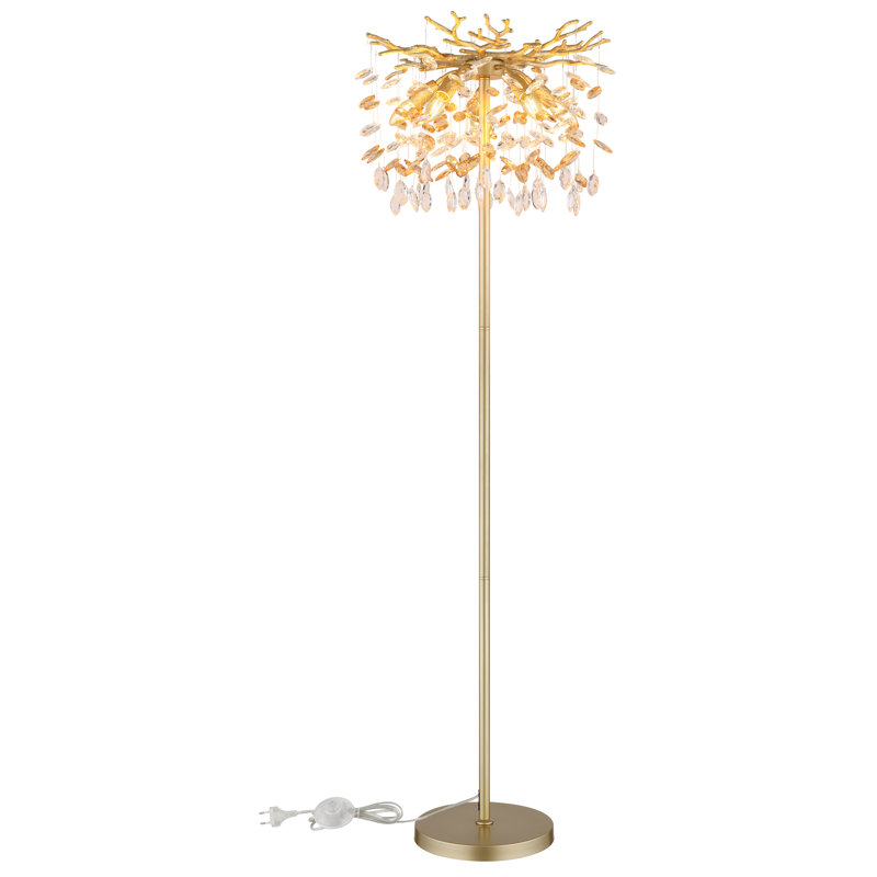 155cm Matte Novelty Floor Lamp, Gold