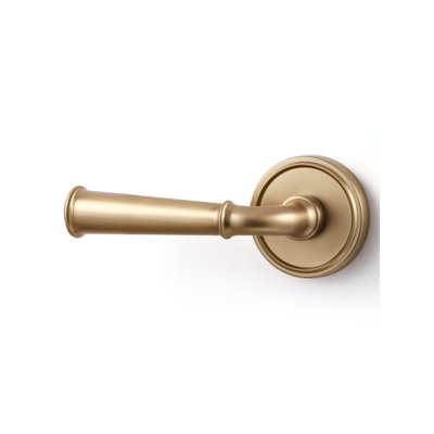 Fausse poignée de porte en bronze Mrml Champagne, levier à simple face anti-retournement, levier de porte de garde-robe de garde-robe d'intérieur, utilisé comme levier décoratif en alliage d'aluminium