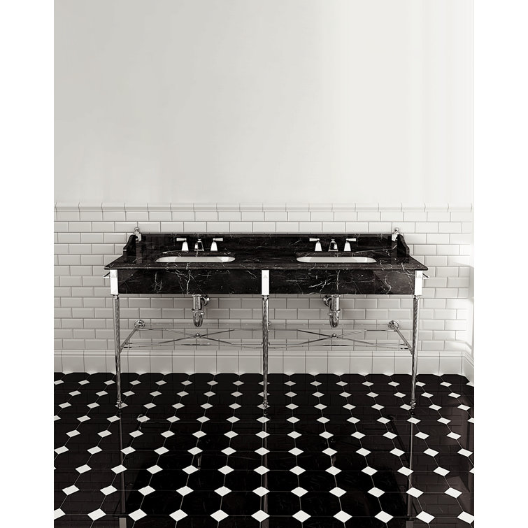 Madison Rectangular Dual Mount Bathroom Sink with Overflow