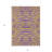HomeRoots 3' X 5' Purple Animal Print Washable Indoor Outdoor Area Rug