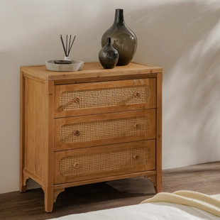 Lurian - Commode 3 tiroirs en rotin