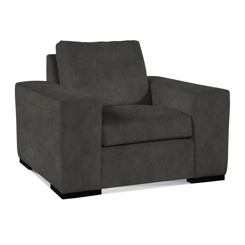 Memphis Armchair, Black, Elite Dove Linen