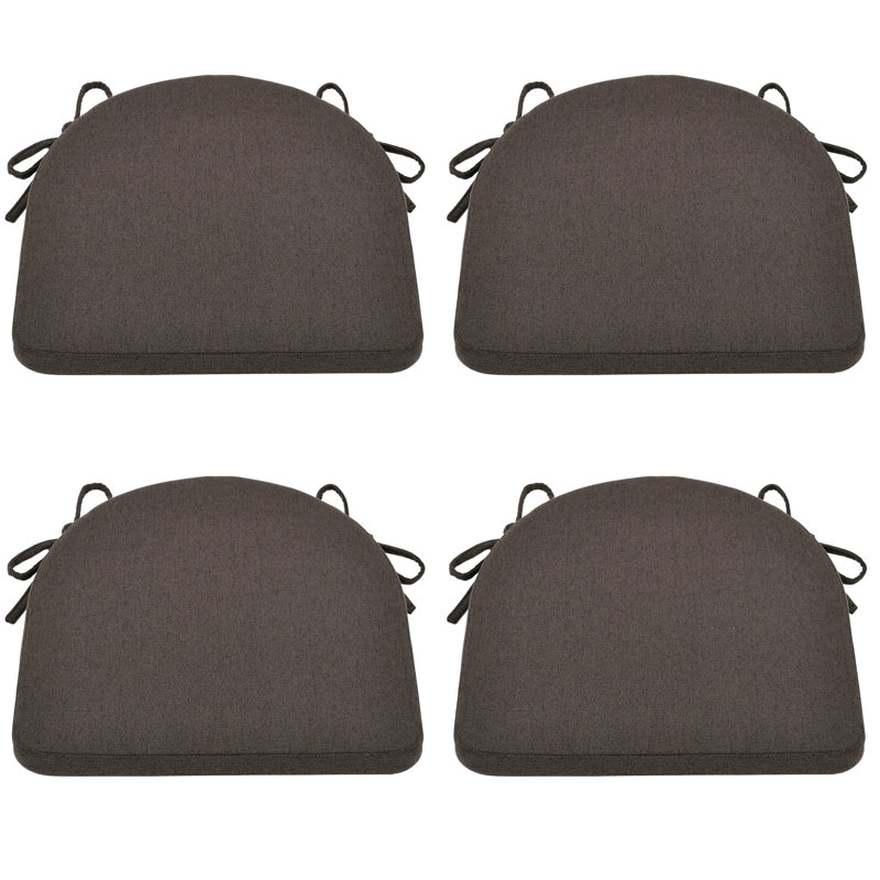 Indoor 1.5'' Chair Pad, Dark Brown
