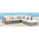 Delmar Outdoor Square Coffee Table