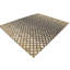 Tapis gris moderne en similicuir 8X10