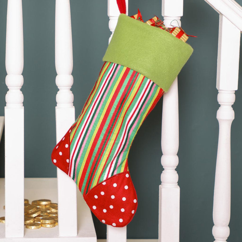 Rainbow Stripe Stocking