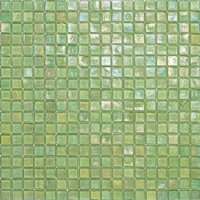 Papaya 5/8" x 5/8" Glimmer Glass Mosaic