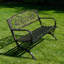 Banc de parc extérieur en métal Lundin-171661443