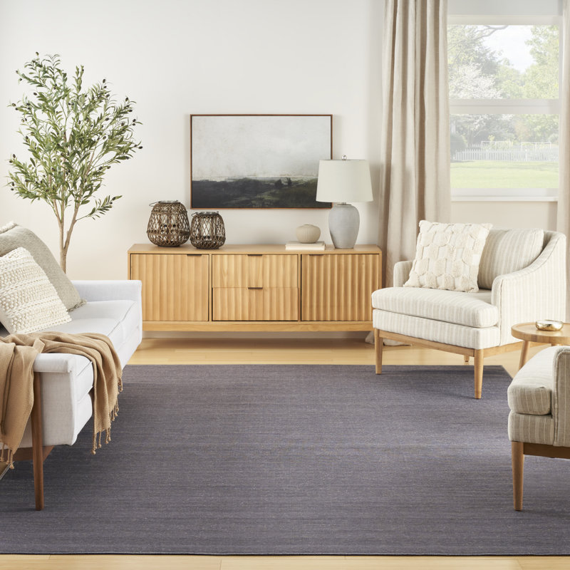 Ivanas Performance Cotton Washable Rug, Rectangle 6' x 9'