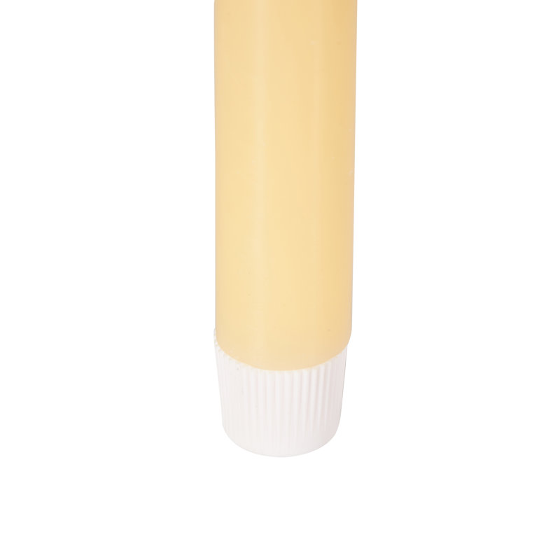 Wax Indoor and Outdoor Flameless Pillar Candles with Remote Control, Yellow, 11.35" x 0.85" Pillar