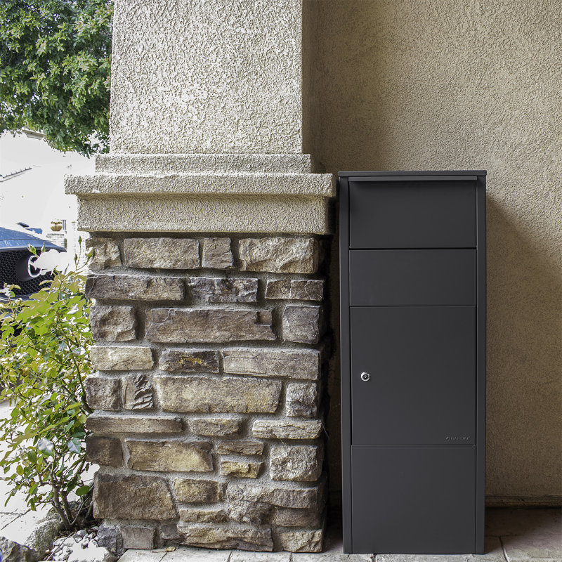 Large Single Compartment Locking Parcel Drop Box