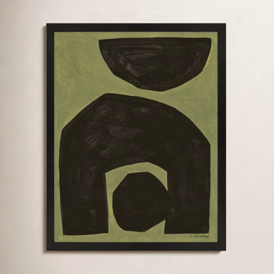 Lyndsey "Module on Green 2" Painting