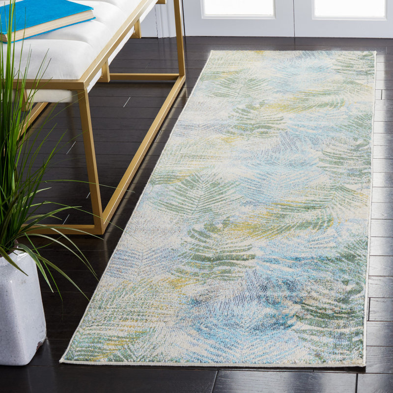 Kinser 300 Performance Floral Rug, Runner 2'2" x 7'