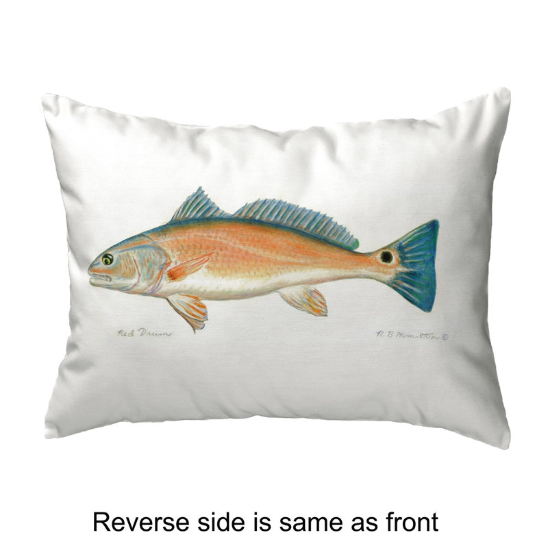 Outdoor Reversible Throw Pillow, 11" x 14"
