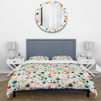 Delight Polka Dots Pattern Dots Duvet Cover