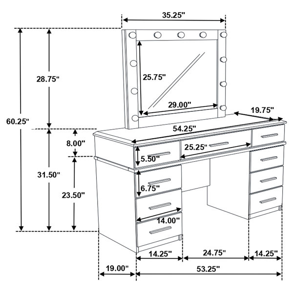 Dimensions du produit