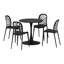 Ensemble repas d'extérieur rond-602434156