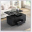 Table basse multifonctionnelle à plateau relevable avec rangement caché et tabourets, parfaite pour les espaces de vie modernes-969241058