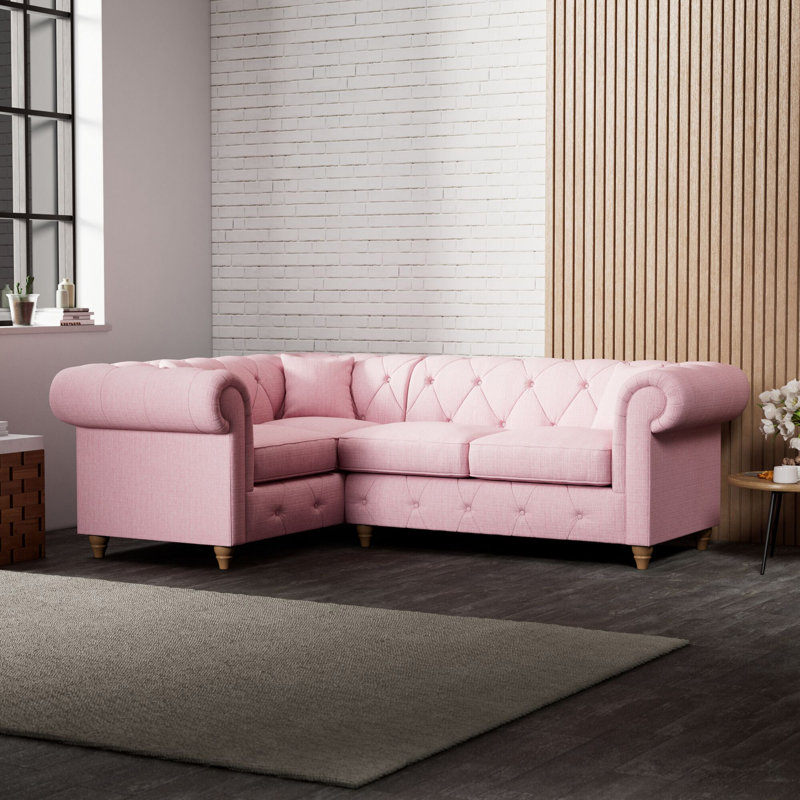 Ellrich 2 - Piece, Pink, Walnut