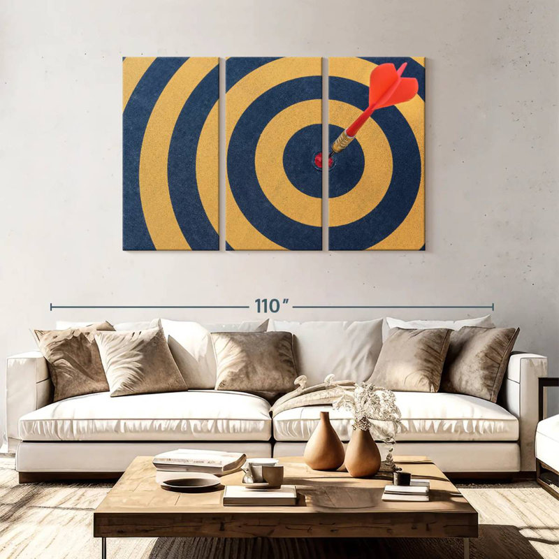 Fléchettes Senne Bullseye, H 48 po x l 74 po