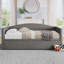 Lit de jour en velours avec couchette extensible-365189273