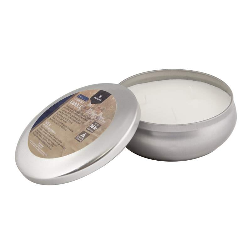 Citronella 3-Wick Insect Repellent Candle in Durable Case