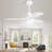 48 Inch Solid Wood Ceiling Fan With Dimmable Light 6 Speed Reversible DC Motor-88469406-88469473