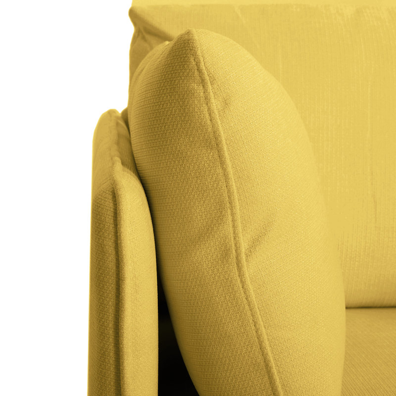 Fauteuil d'appoint l 39 po, Jaune