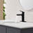 Single Handle Zinc Bathroom Sink Faucet-115827500