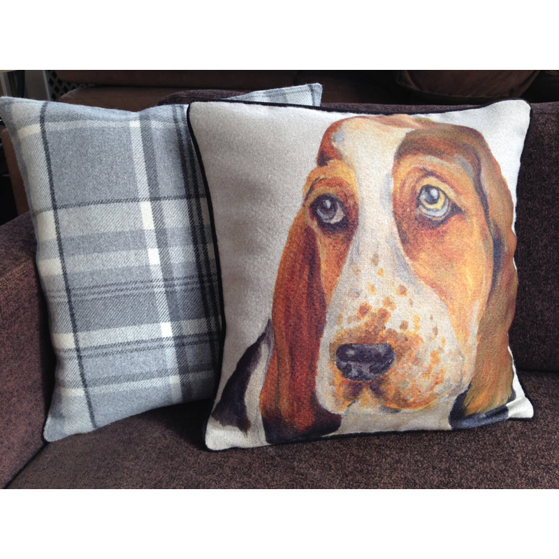 Caywood Animal Print Square Cushion Cover, Polyester