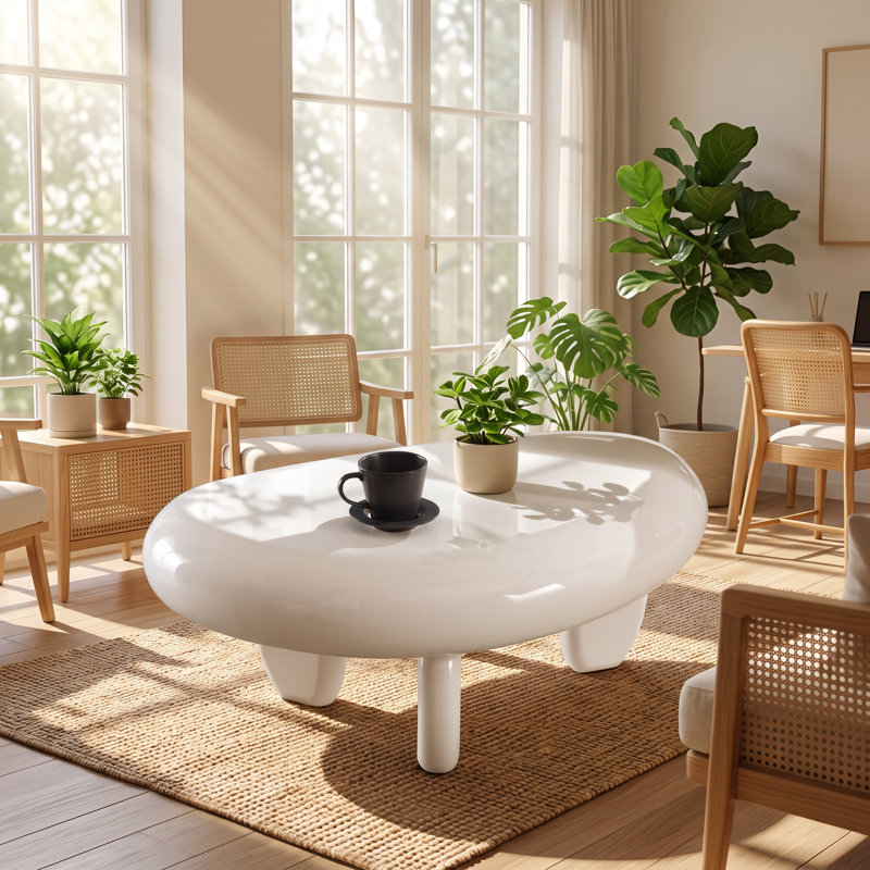 Table de bout contemporaine en bois synthétique l 30 po x P 19 po x H 15 po Wylie