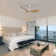 52" 3 -ABS-Blade White Propeller Modern Ceiling Fans with Remote Control