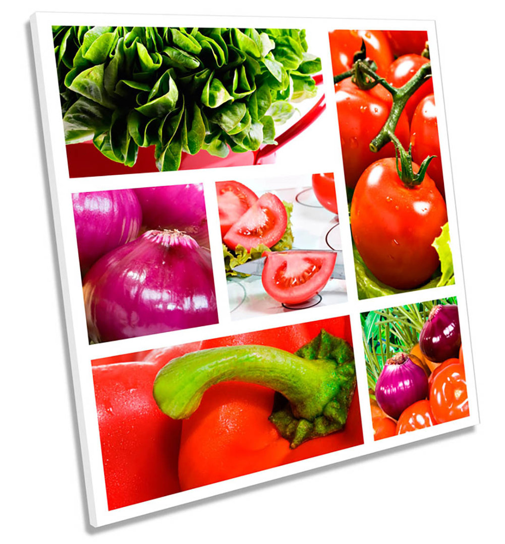 Heaton Fresh Fruit Vegetables Kitchen - Wrapped Canvas Print