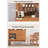 Scandinavian Solid Wood One-Piece Storage Food Cabinet