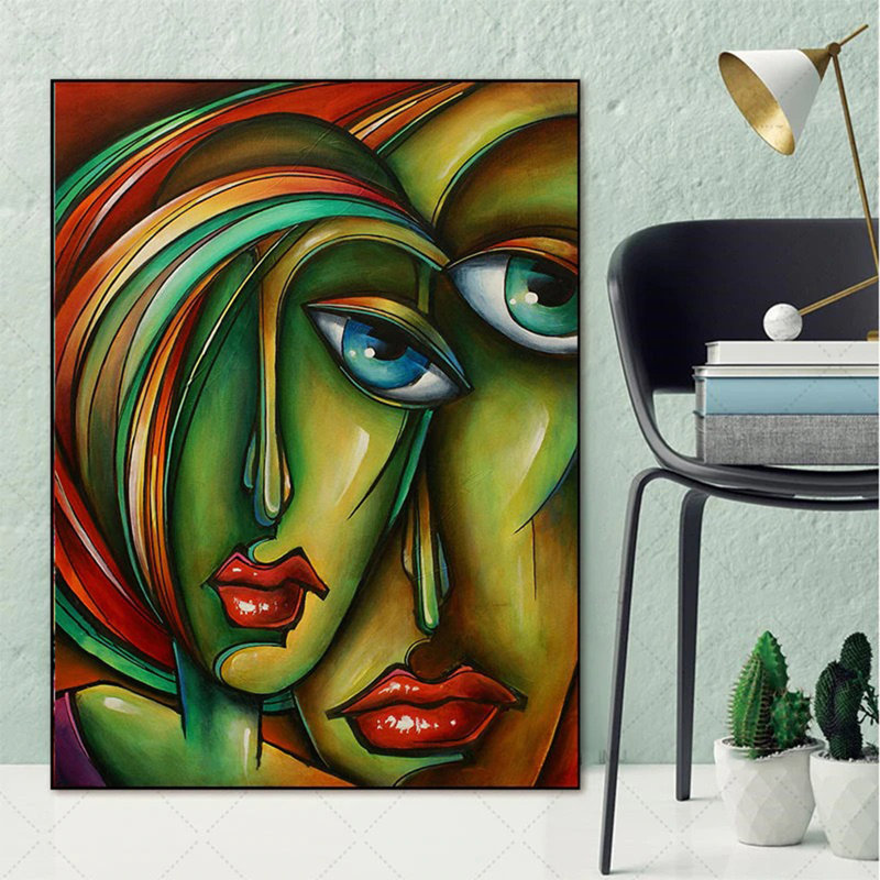 «The Two of Us», peinture sur toile sans cadre