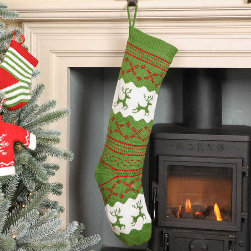 Prancing Reindeer Stocking