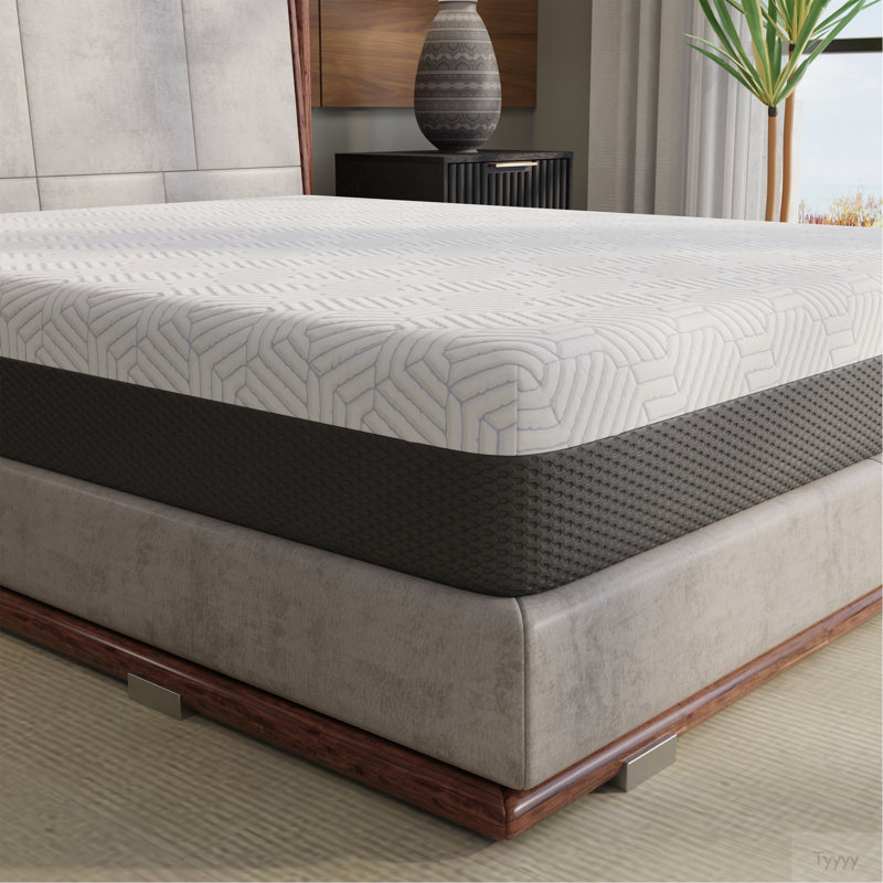 Omne Fria 10 Inch Medium Firm Mattress With Cooling Cover, Twin