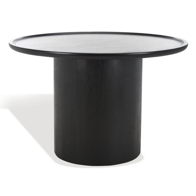 Table de salle à manger à piédestal Acadia, Noir