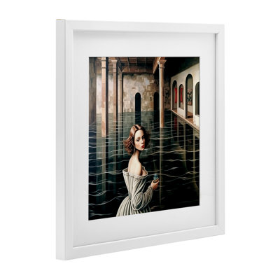 Portail de réflexions, reproduction sous verre, conception de Sasha