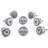 1.5" Diameter Mushroom Knob Multipack